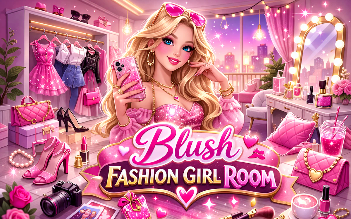 Play Blush Fashion Girl Room — free online Dress Up game