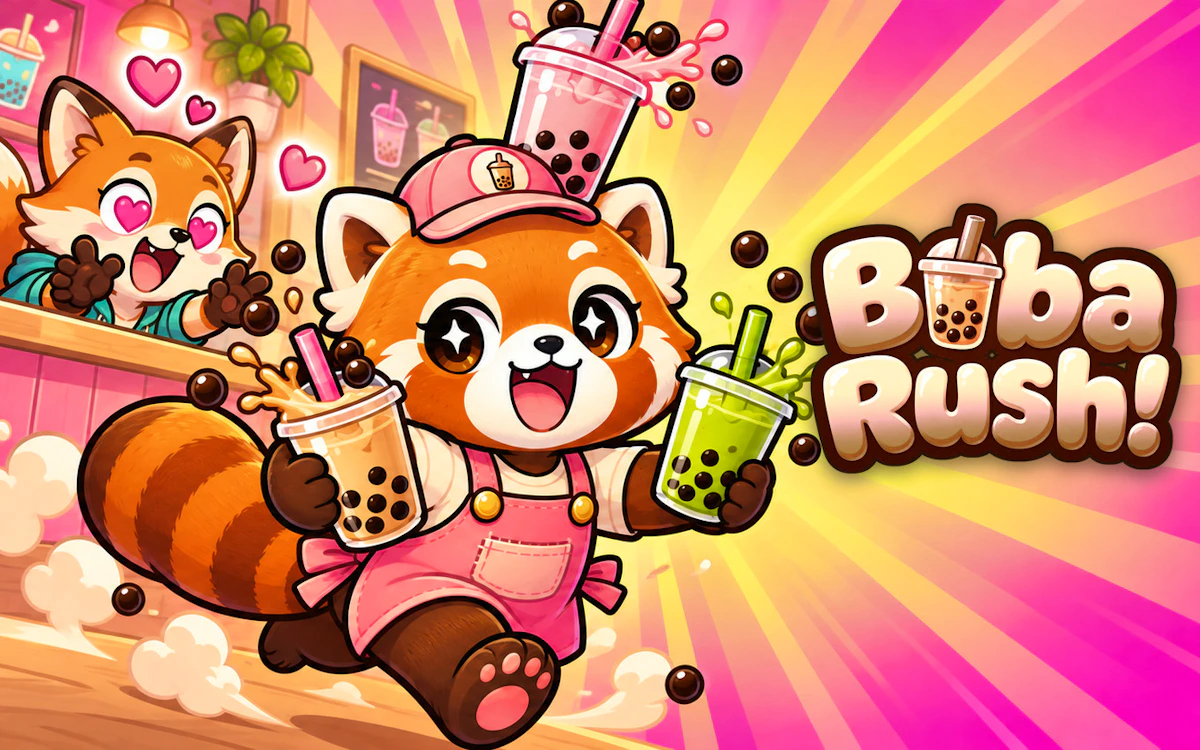 Boba Rush! 🕹️ Play Now on GamePix