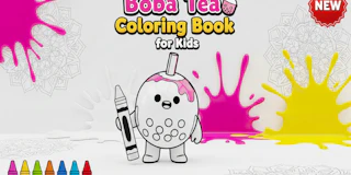 Boba Tea Coloring Book for Kids thumbnail