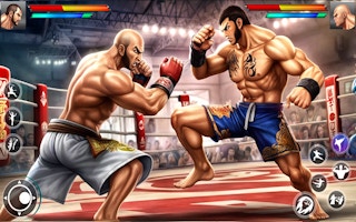 Bodybuilder Karate Fighting game cover