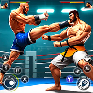 Bodybuilder Karate Fighting Thumbnail