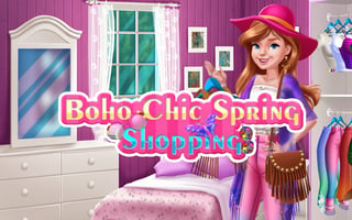 Boho Chic Spring Shopping game cover