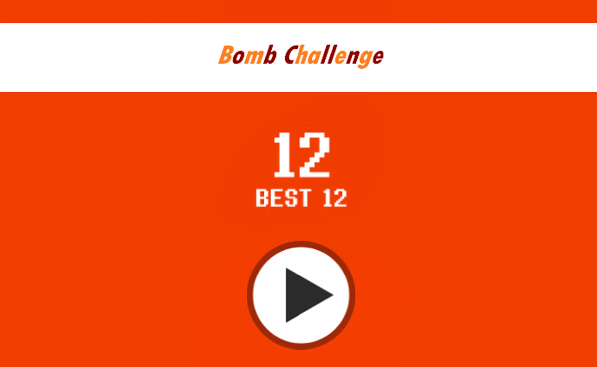 Play Bomb Challenge — free online Hyper Casual game