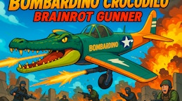 Bombardino Crocodilo Brainrot Gunner