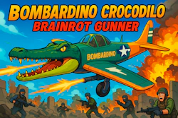 Bombardino Crocodilo Brainrot Gunner