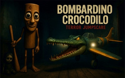 Bombardino Crocodilo: Terror Jumpscare By Gamepix