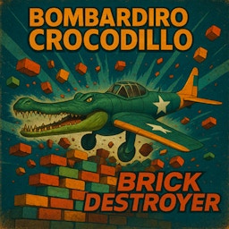 Bombardiro Crocodillo Brick Destroyer