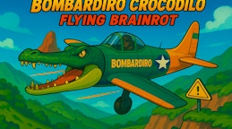 Bombardiro Crocodilo Flying Brainrot