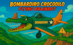 Bombardiro Crocodilo Flying Brainrot