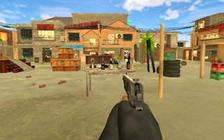 Bottle Target Shooting 3d