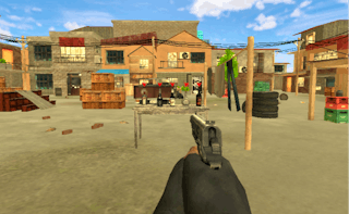 Bottle Target Shooting 3d game cover