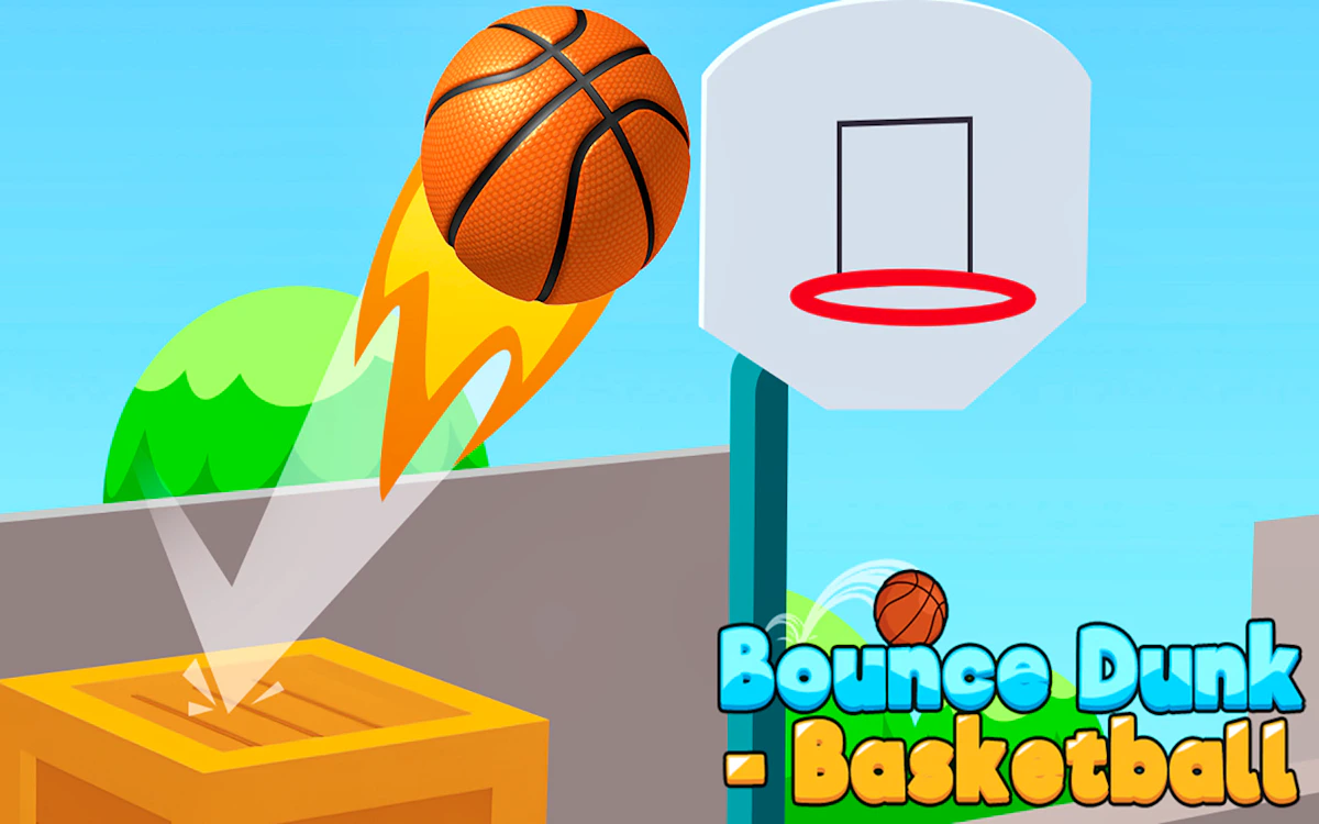 Play Bounce Dunk Basketball — free online Basketball game