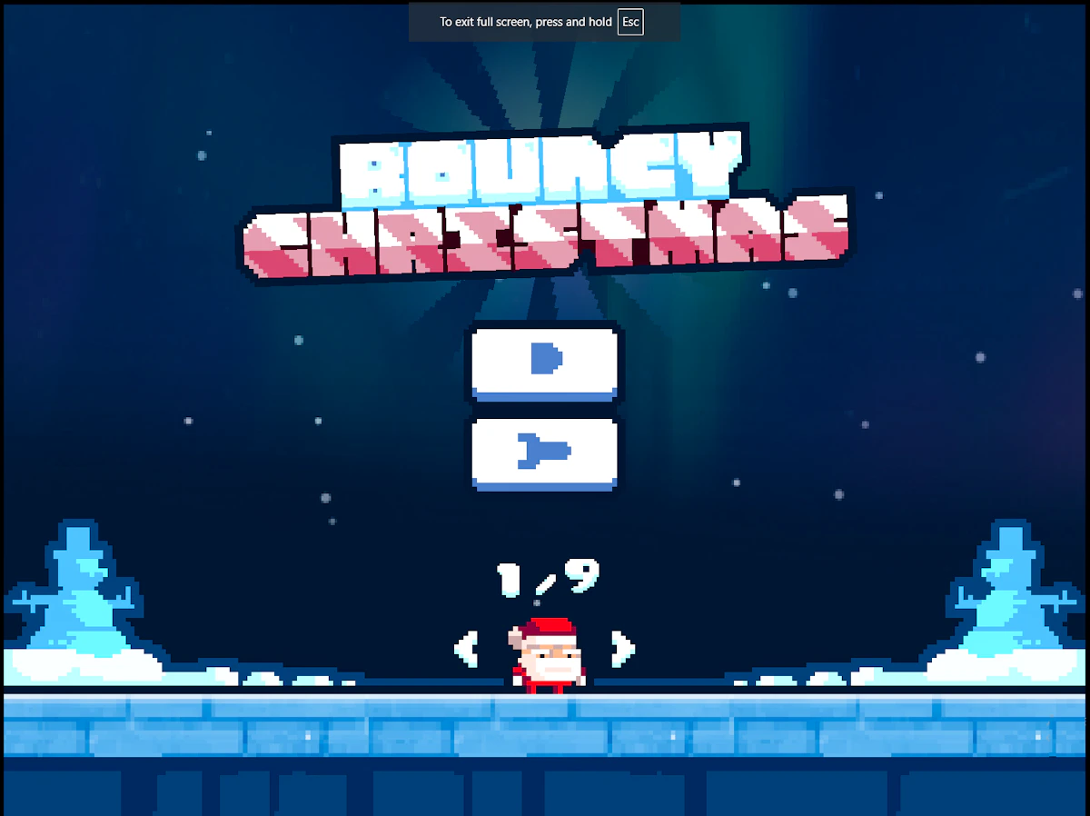 Play Bouncy Christmas — free online Christmas game