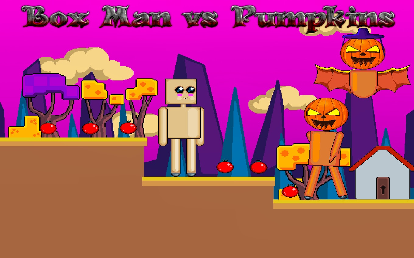 Box Man vs Pumpkins