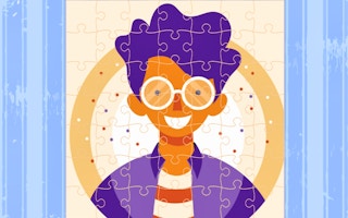 Boys With Glasses Jigsaw game cover