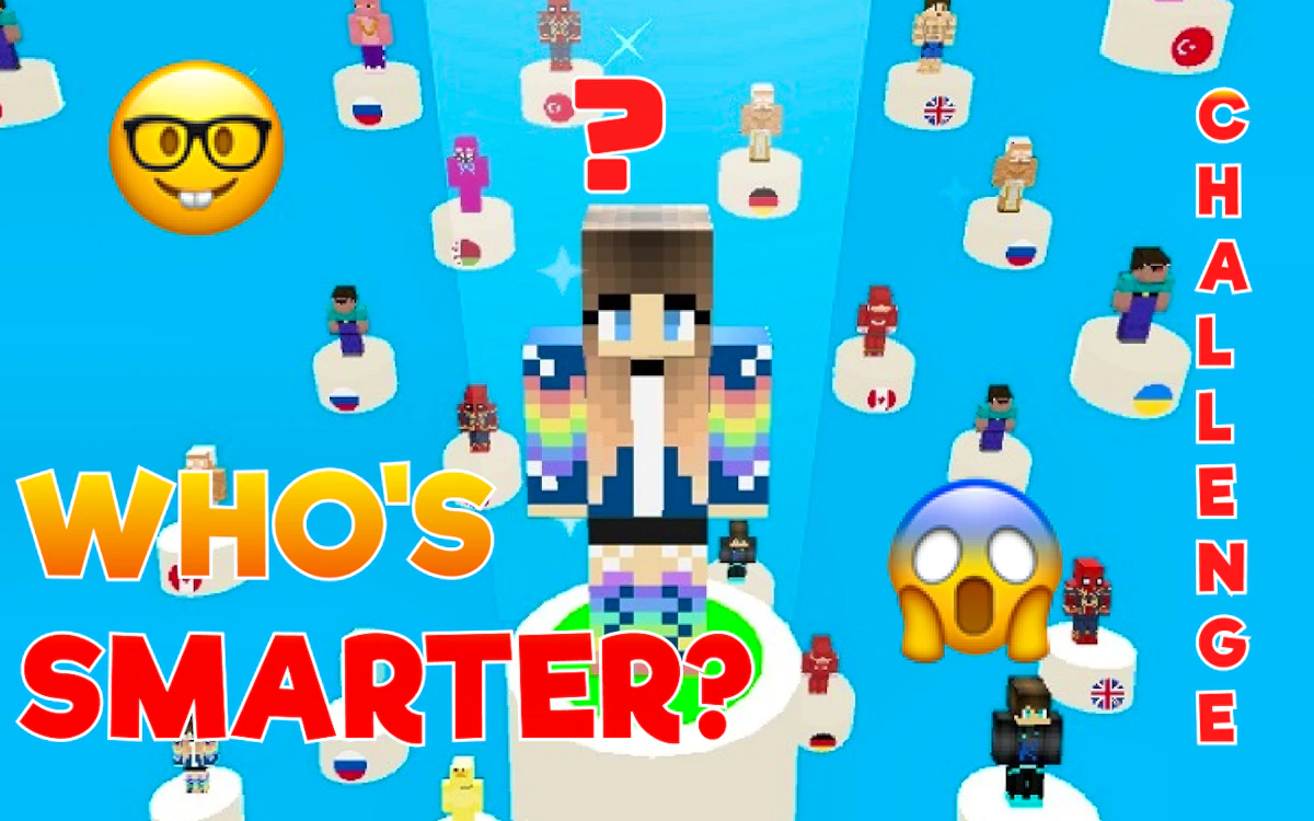 Play Brain IQ test Mincraft Quiz — free online Puzzle game