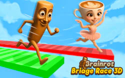 Brainrot Bridge Race 3D