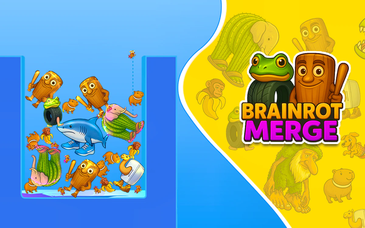 Play Brainrot Merge — free online Puzzle game