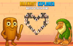 Brainrot Explorer: Match and Crush Game