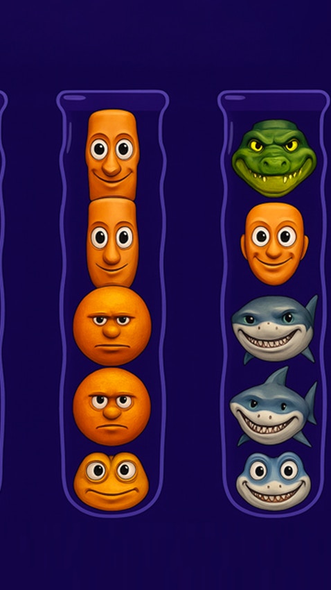 Brainrot Mind Puzzle Sort Challenge