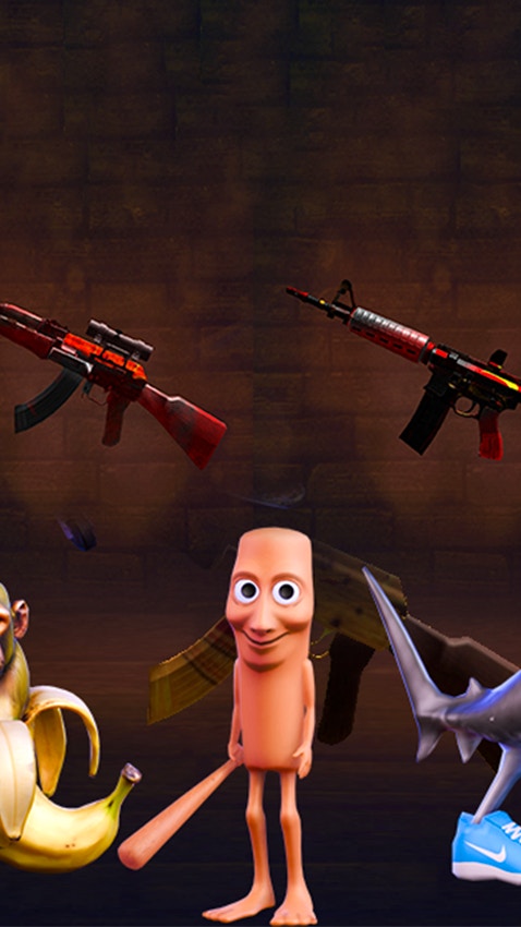 Brainrot Soundboard: Gun Sounds Game