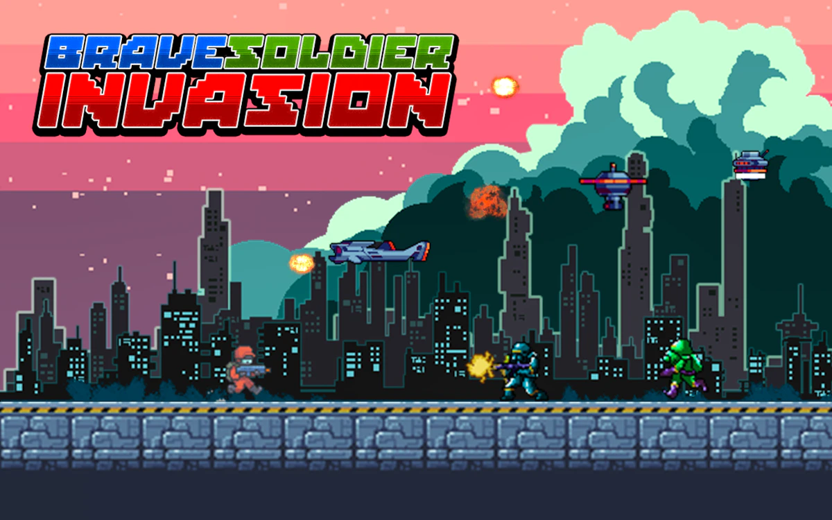 Play Brave Soldier Invasion — free online Platformer game