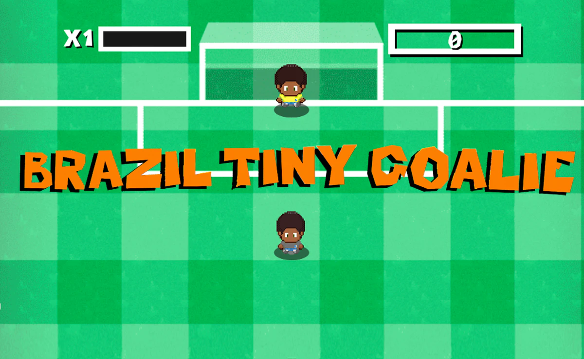 Play Brazil Tiny Goalie — free online Sports game