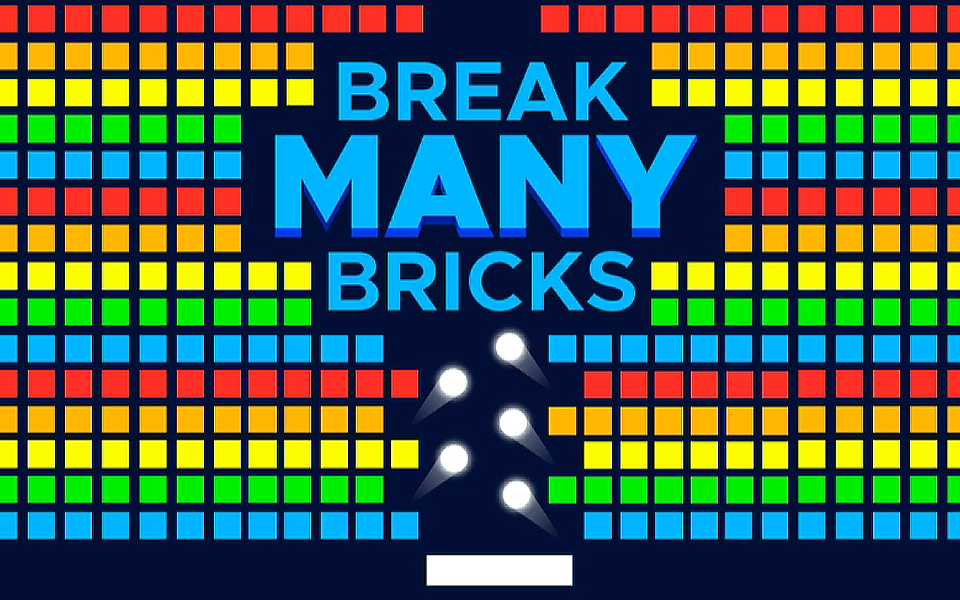 🕹️ Play Many Brick Block 3D Game: Free Online 3D Bricks Breaking