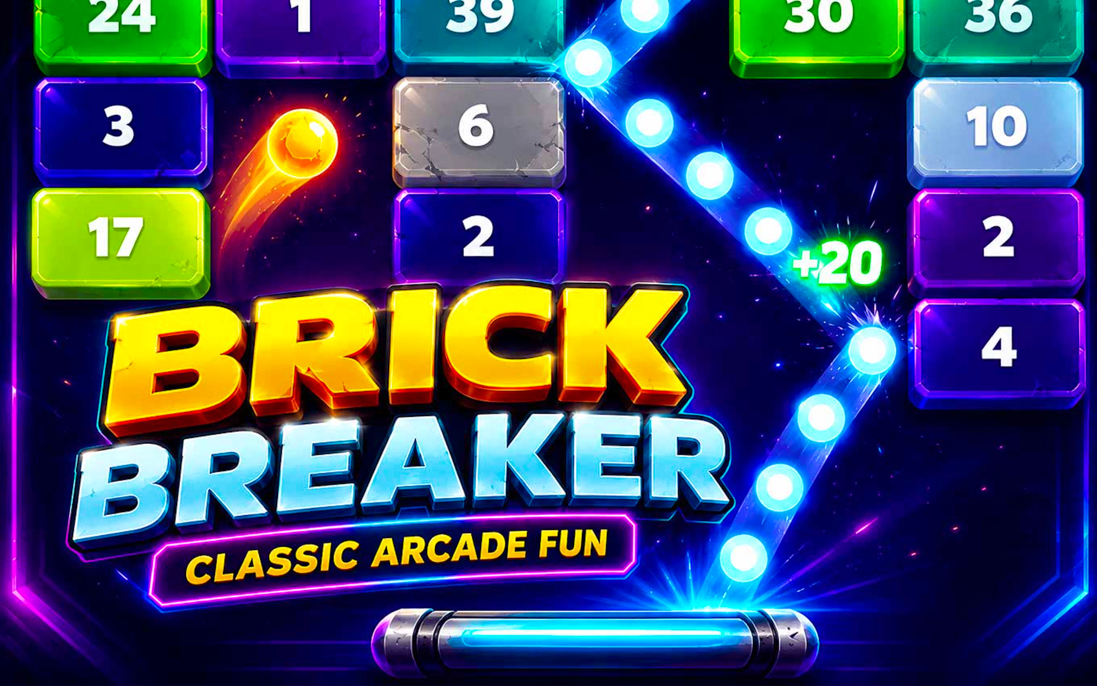 Brick Breaker Classic Arcade Fun