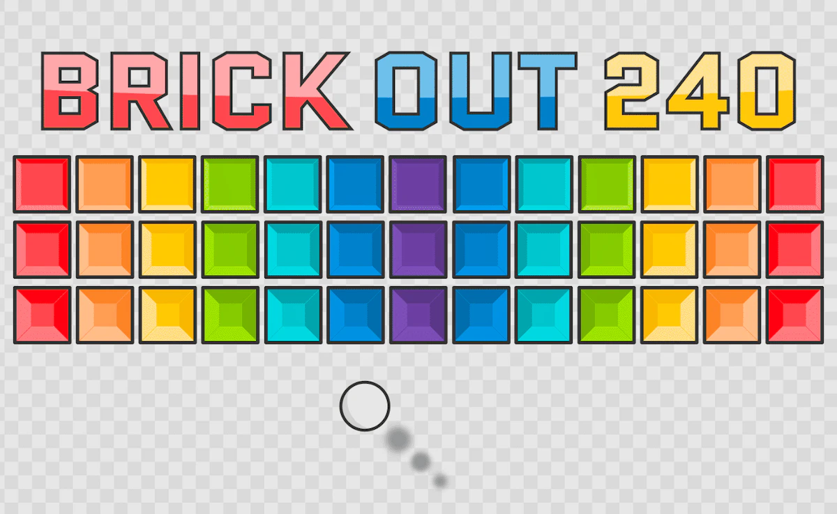 Play Brick Out 240 — free online Retro game