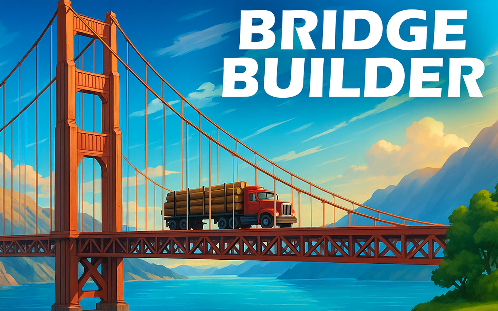Bridge Builder 3D — free online simulation game on Glaze Games