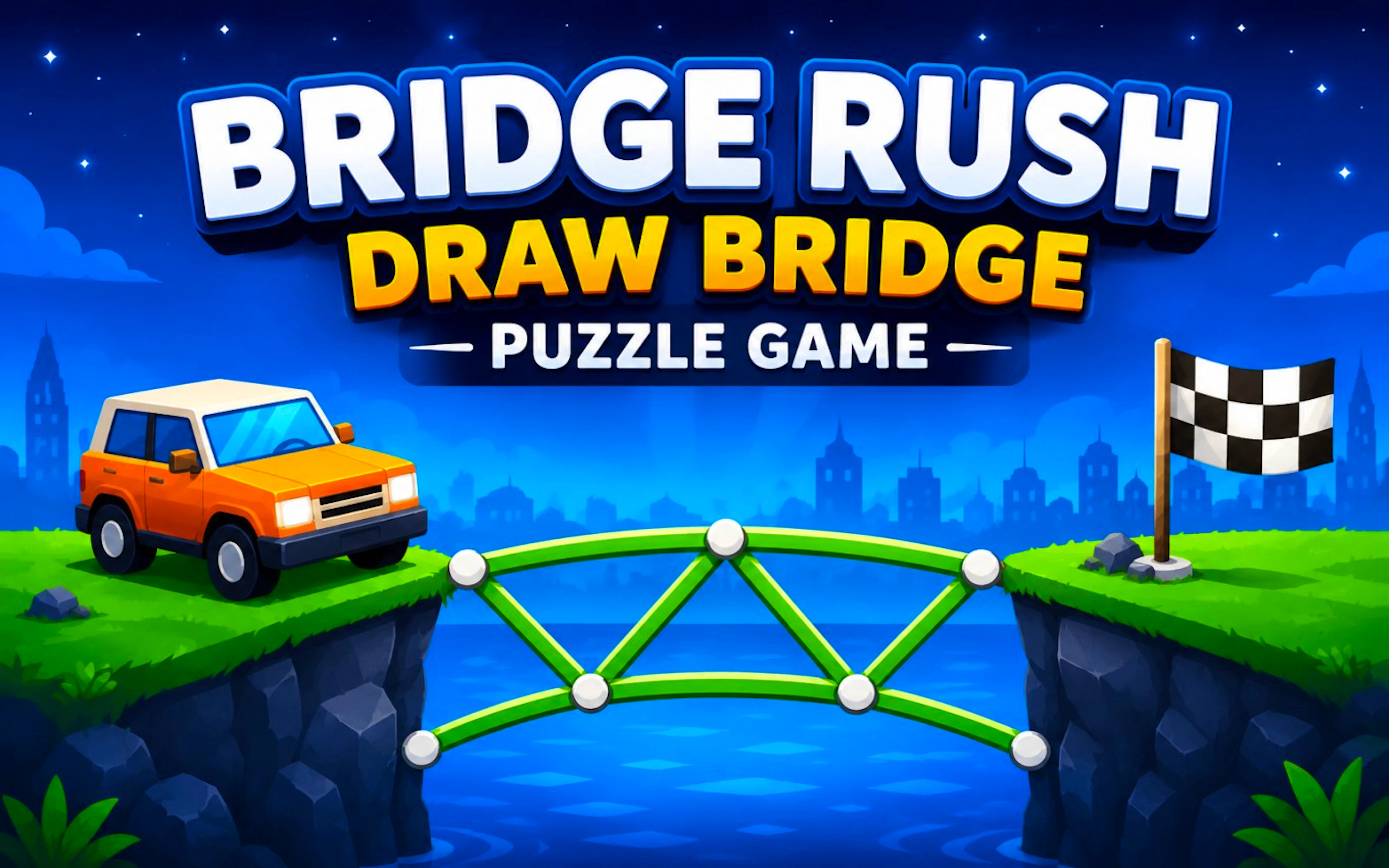 Bridge Rush - Draw Bridge Puzzle Game