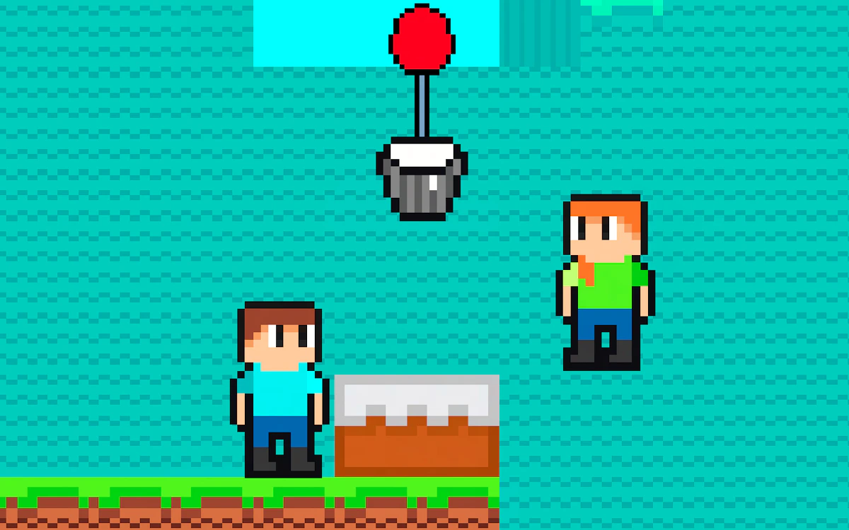 Play Brothers are making a cake — free online Two Player game