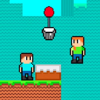 Brothers are making a cake By Gamepix