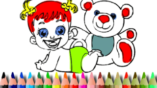 Bts Baby Doll Coloring Book game cover
