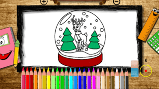 Bts Christmas Coloring Book game cover