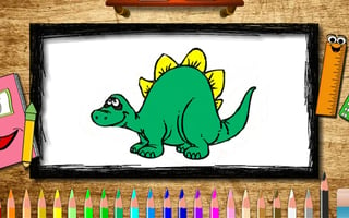 BTS Dinosaur Coloring Book