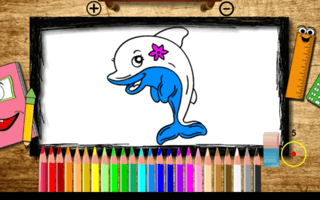 Bts Dolphin Coloring Book game cover