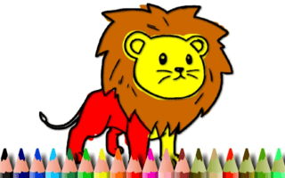 Bts Lion Coloring Book game cover