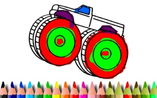 Bts Monster Truck Coloring