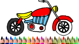 Bts Motorbike Coloring Book game cover