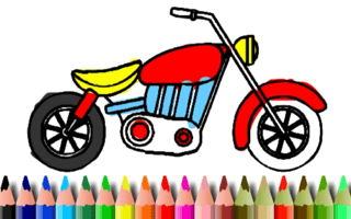 Bts Motorbike Coloring Book game cover