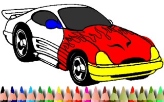 BTS Muscle Car Coloring Book