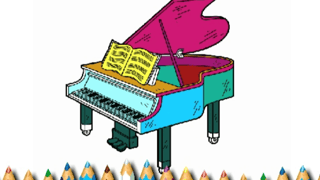 BTS Piano Coloring Book