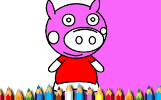 BTS Pig Coloring Book