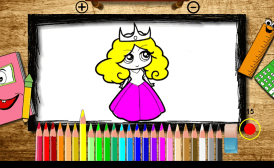 Princess Coloring Game em Jogos na Internet