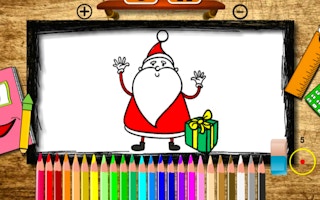 Bts Santa Claus Coloring Book game cover