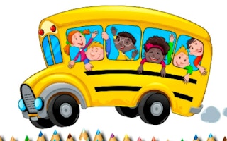 Bts School Bus Coloring Book