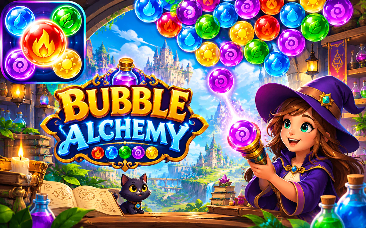 Bubble Alchemy 🕹️ Play Now on GamePix