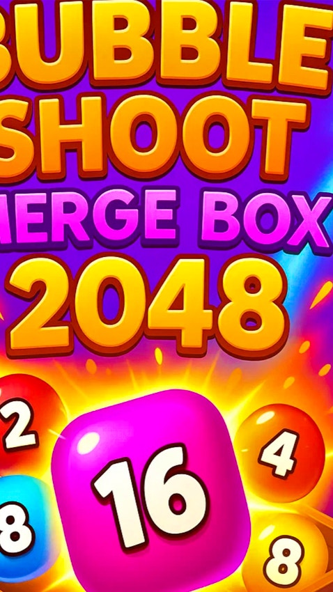 Cover Image Bubble Shoot Merge Box 2048